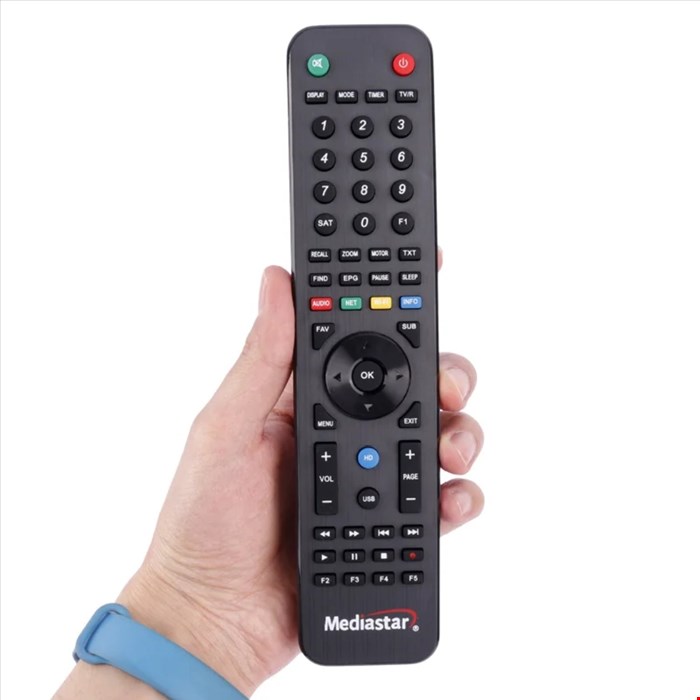 کنترل گیرنده مدیا استار ۱۰۰۰ درجه یک Mediastar