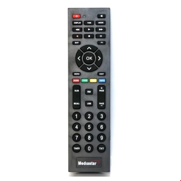 کنترل گیرنده مدیا استار MEDIASTAR 3500 درجه یک
